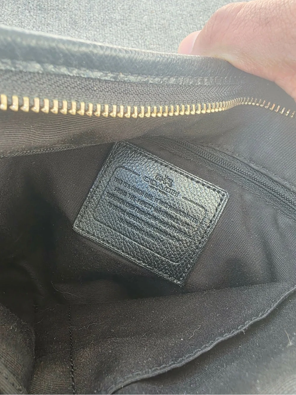 Coach Brown/Black Signature Crossbody Bag
